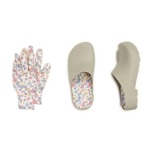 Women's Garden Clog and Glove Set