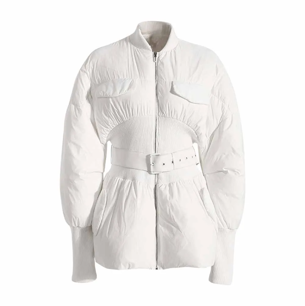 Women's Puffer Jacket Thickened Winter Turtleneck Puffer Parka Coats