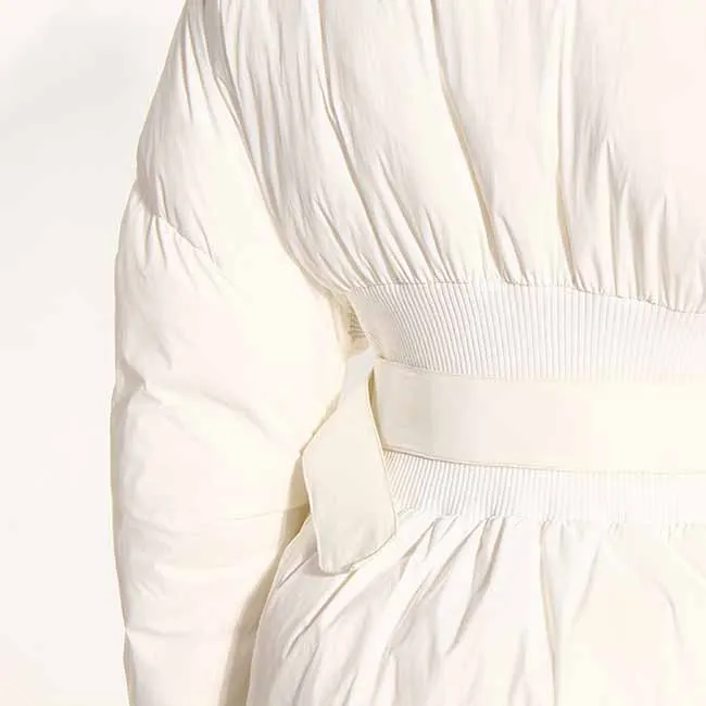 Women's Puffer Jacket Thickened Winter Turtleneck Puffer Parka Coats