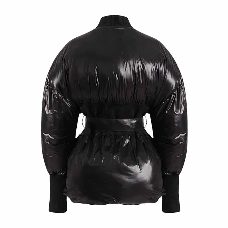 Women's Puffer Jacket Thickened Winter Turtleneck Puffer Parka Coats
