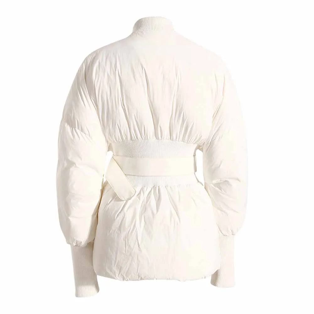Women's Puffer Jacket Thickened Winter Turtleneck Puffer Parka Coats