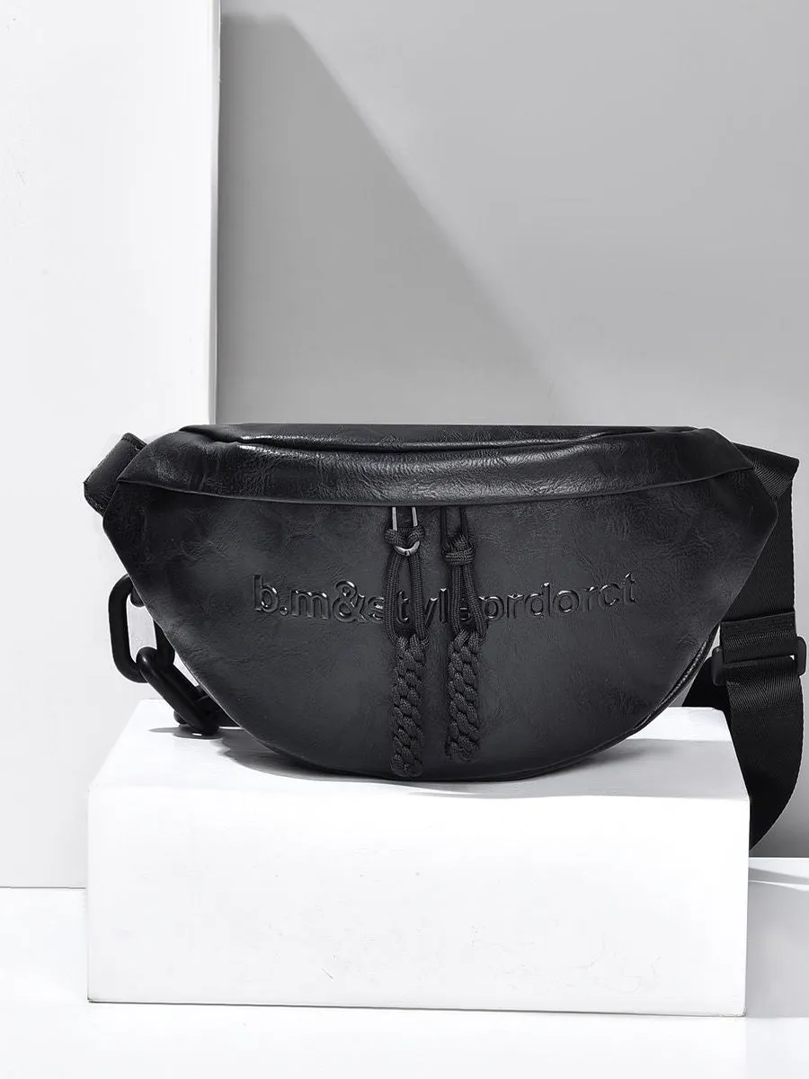 Women's Simple Leisure Chain Black Portable Niche Crossbody Bags
