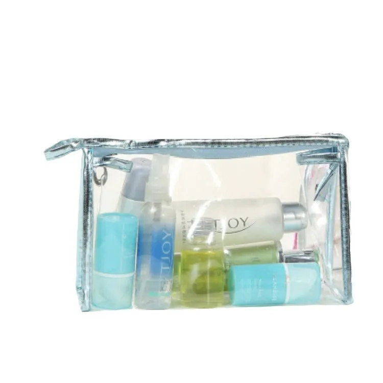 Women's Transparent Hand Fashion Storage Toiletry Cosmetic Bags