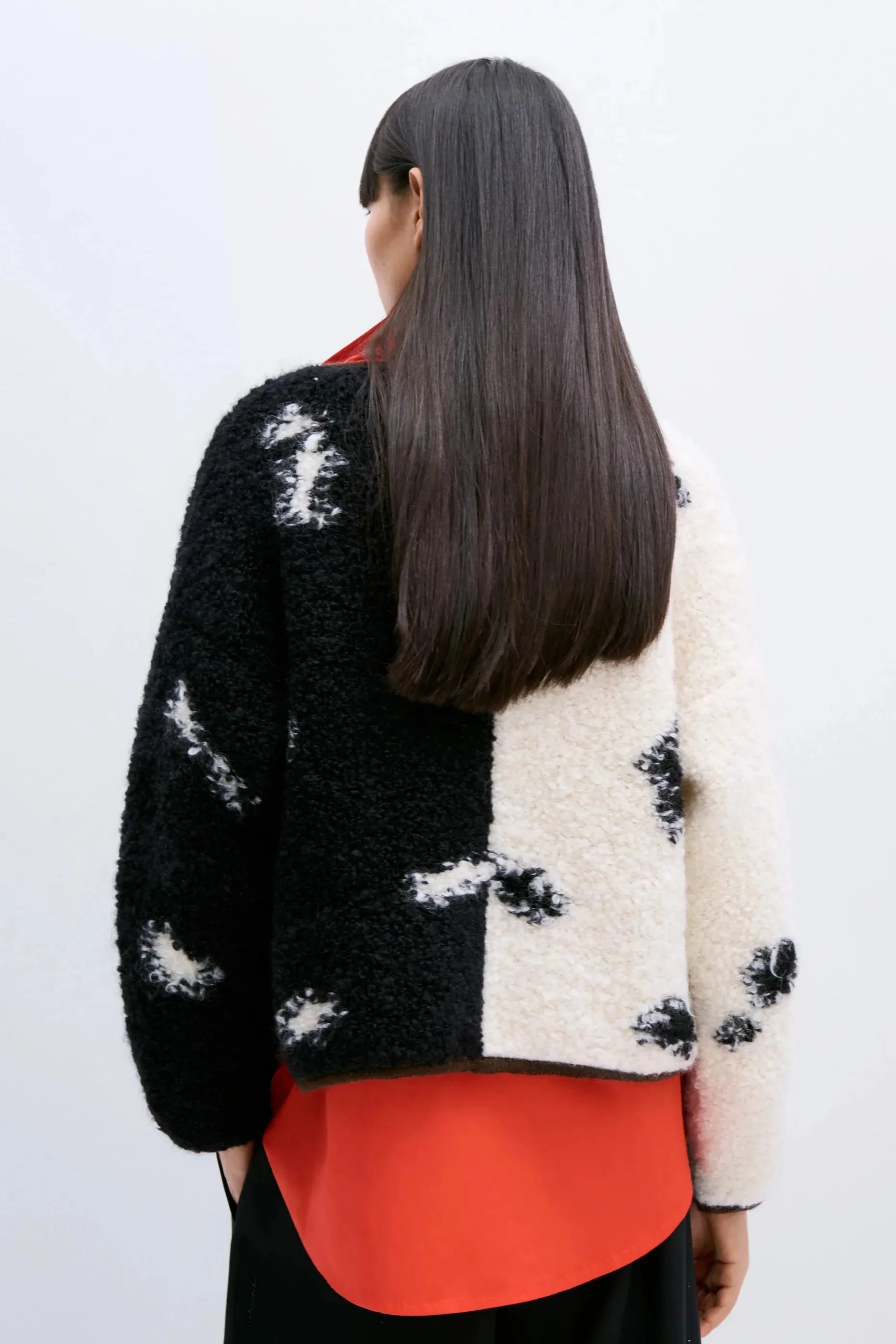 Wool & Mohair Blotch Cardigan