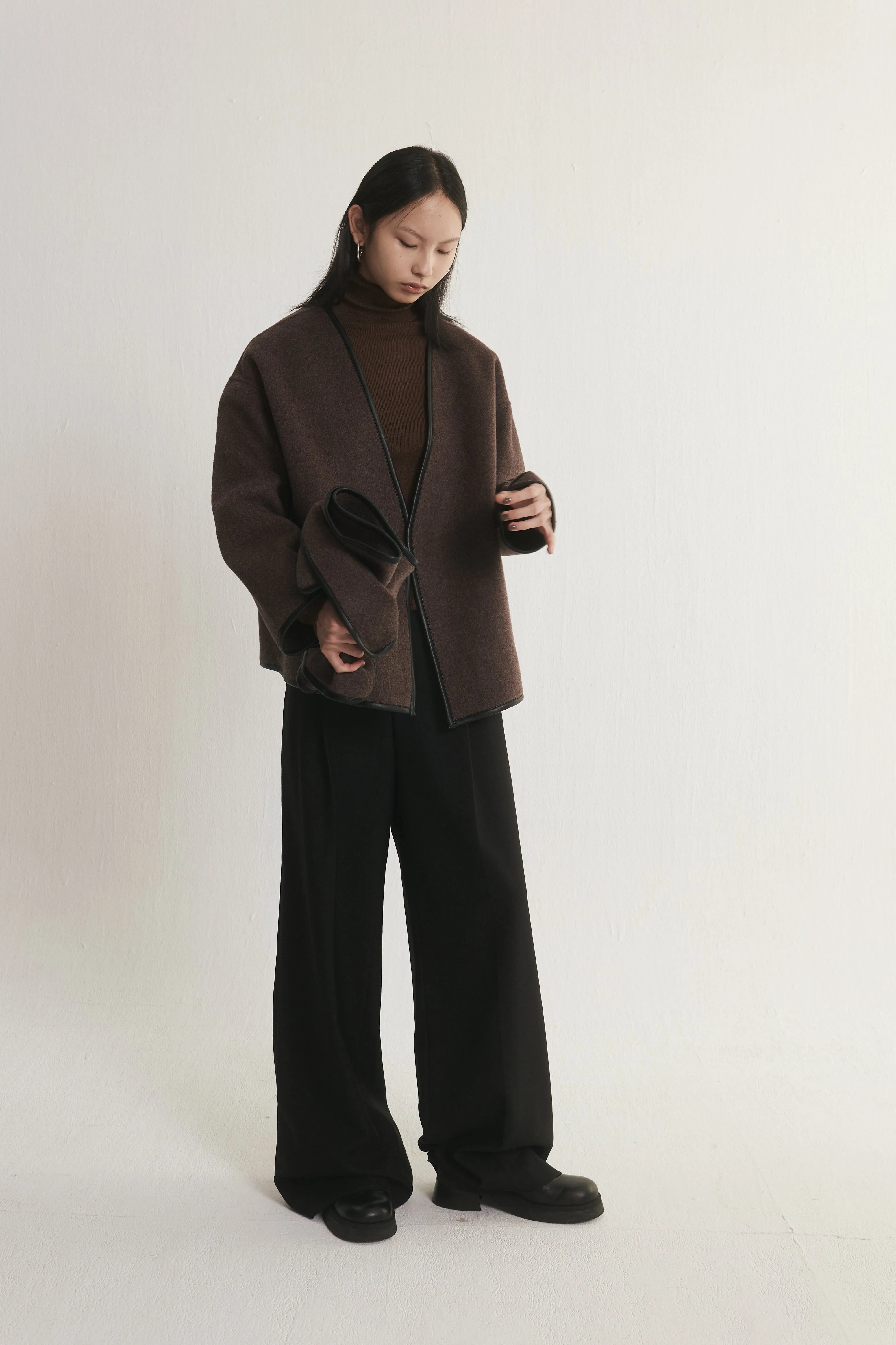 Wool Scarf Coat