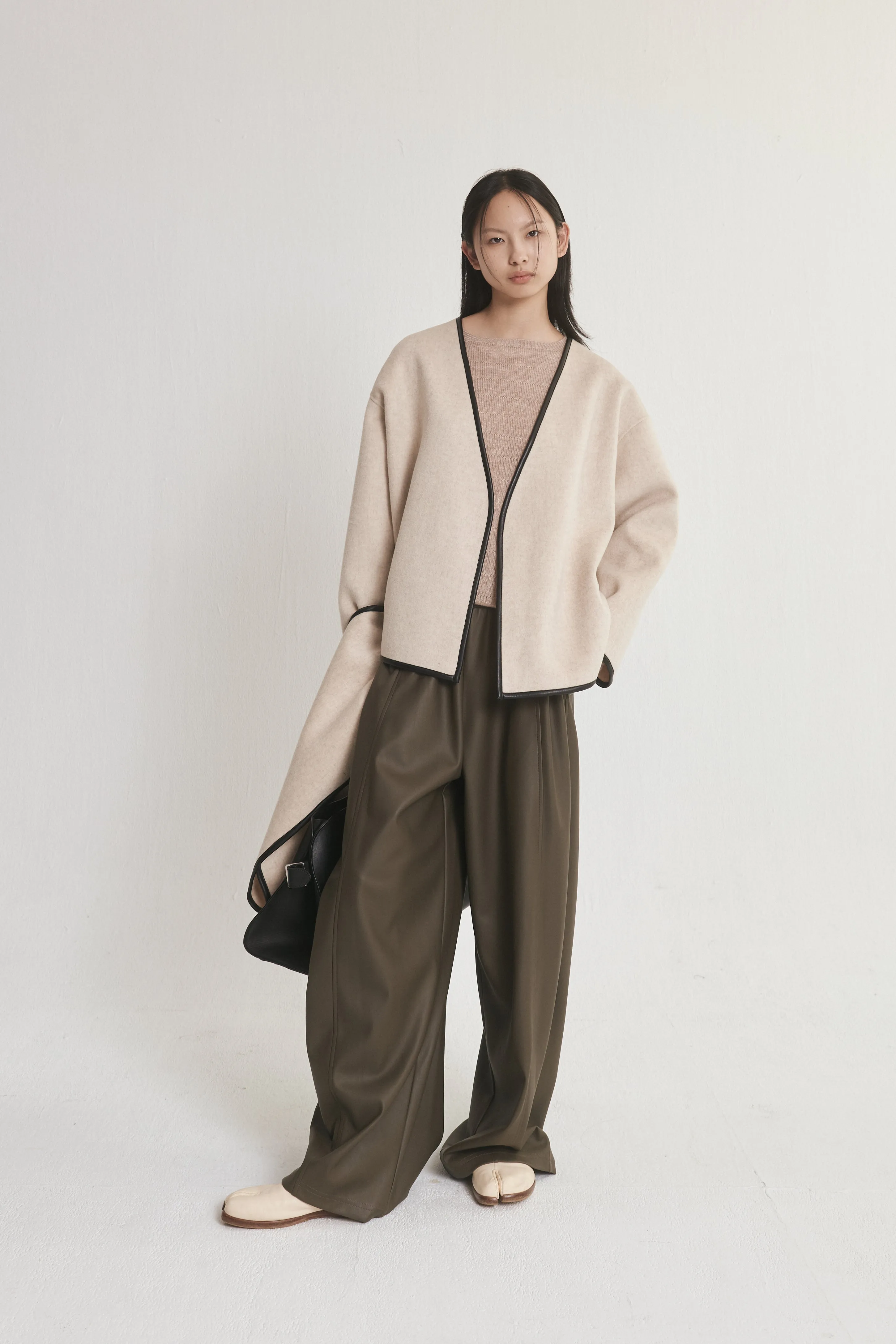 Wool Scarf Coat