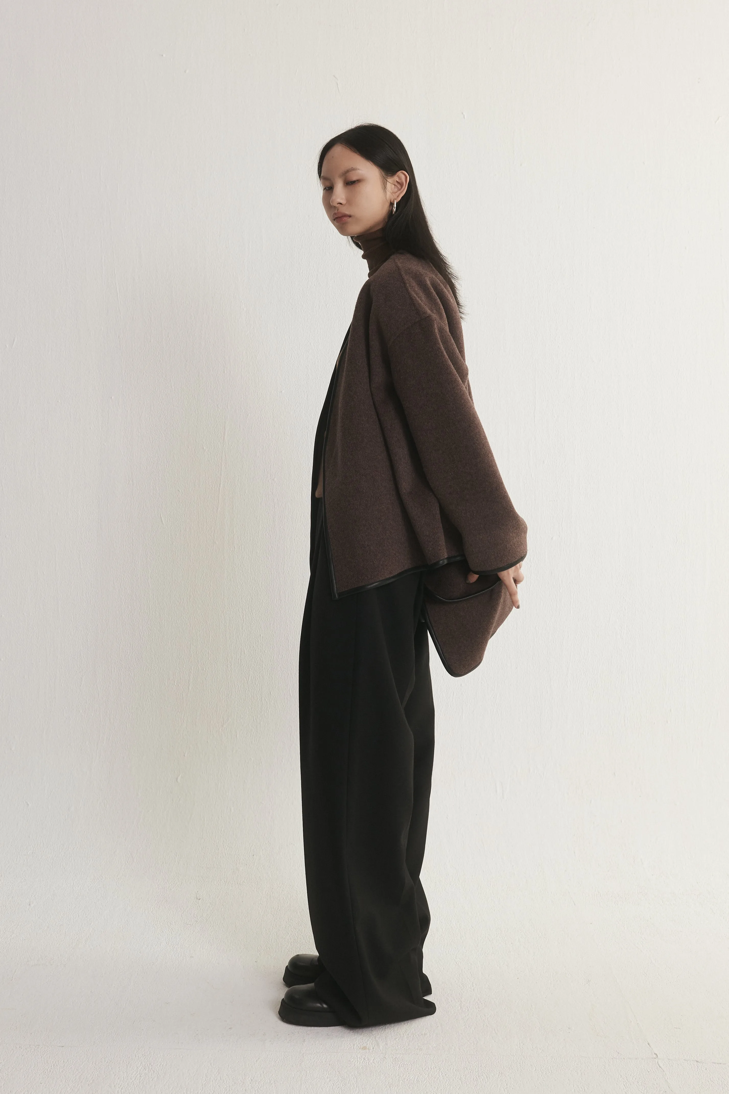 Wool Scarf Coat