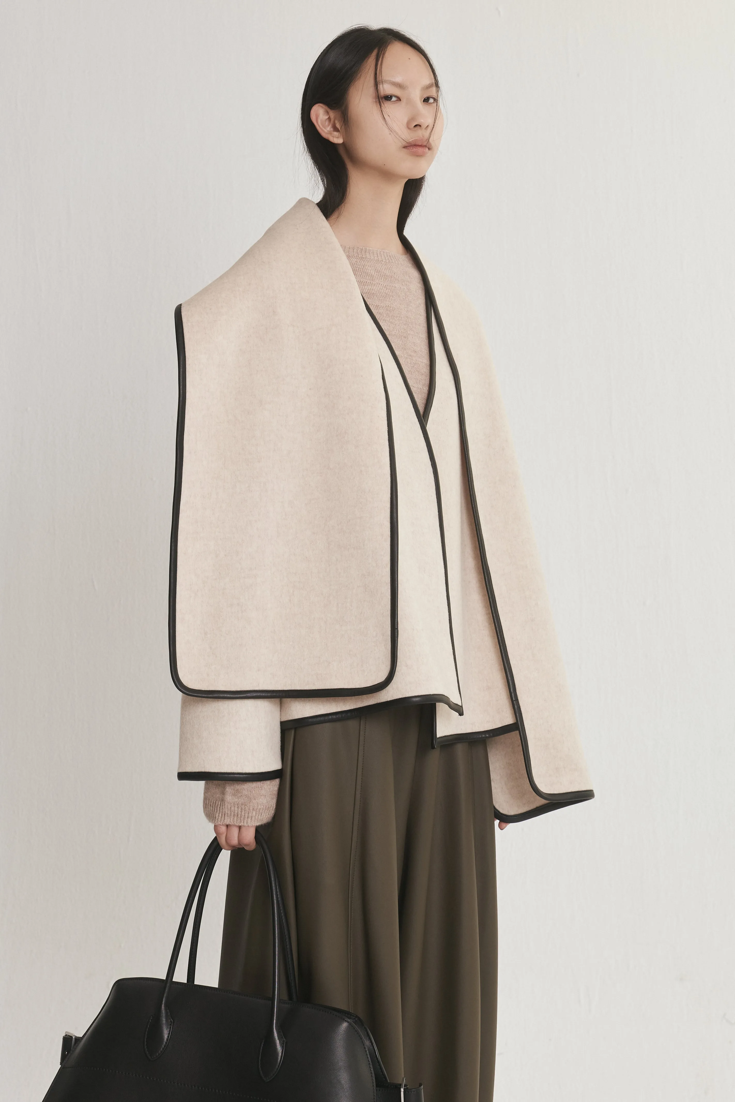 Wool Scarf Coat