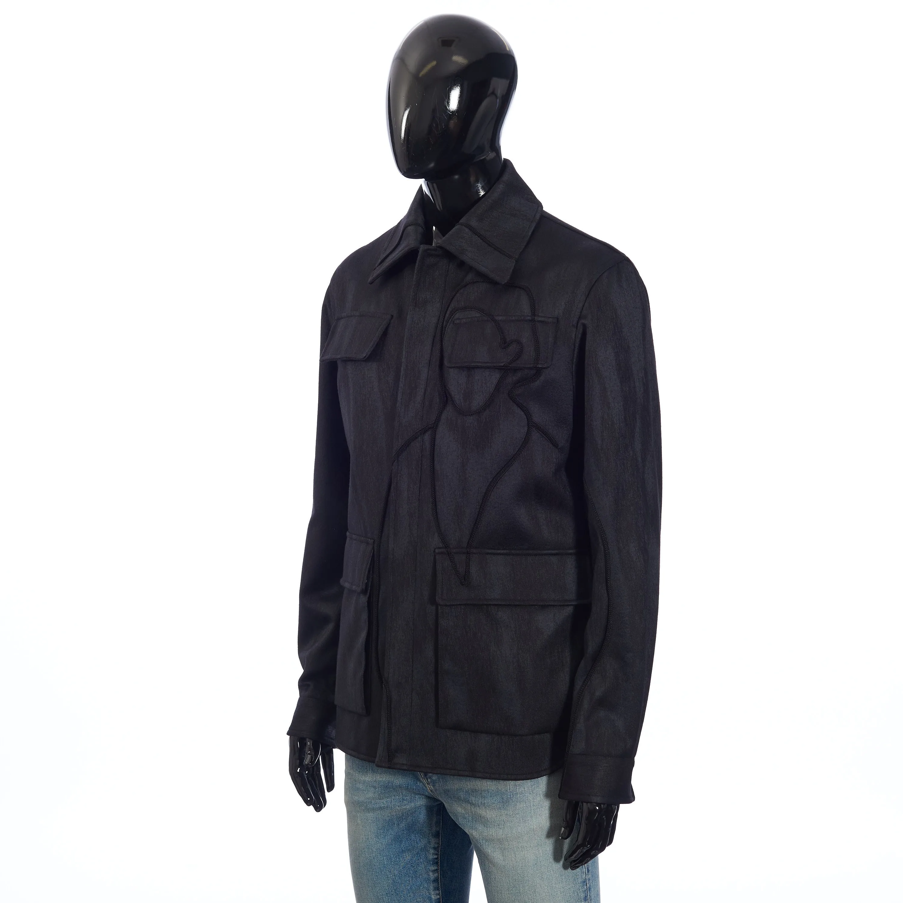 x AMOAKO BOAFO Safari Jacket In Black