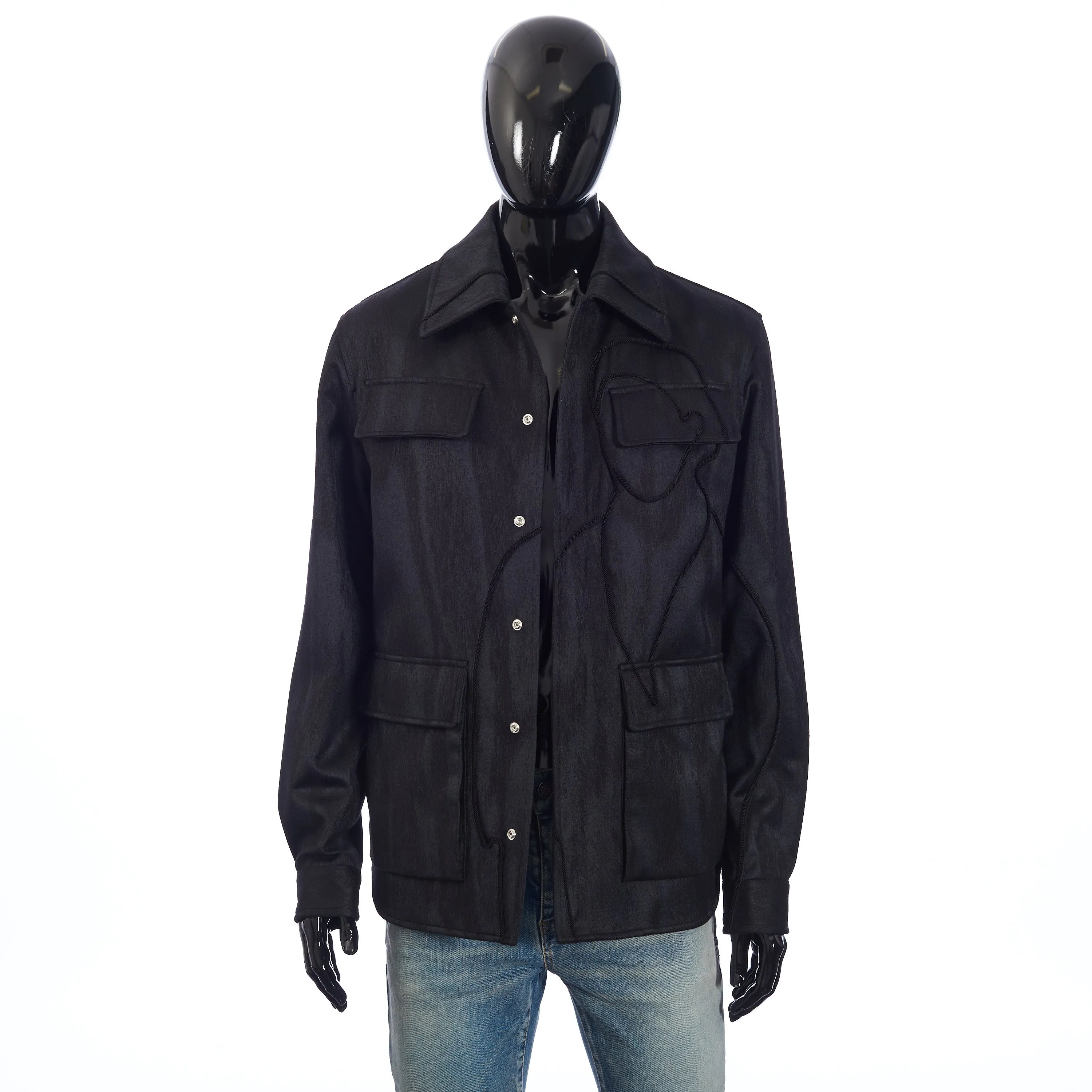 x AMOAKO BOAFO Safari Jacket In Black