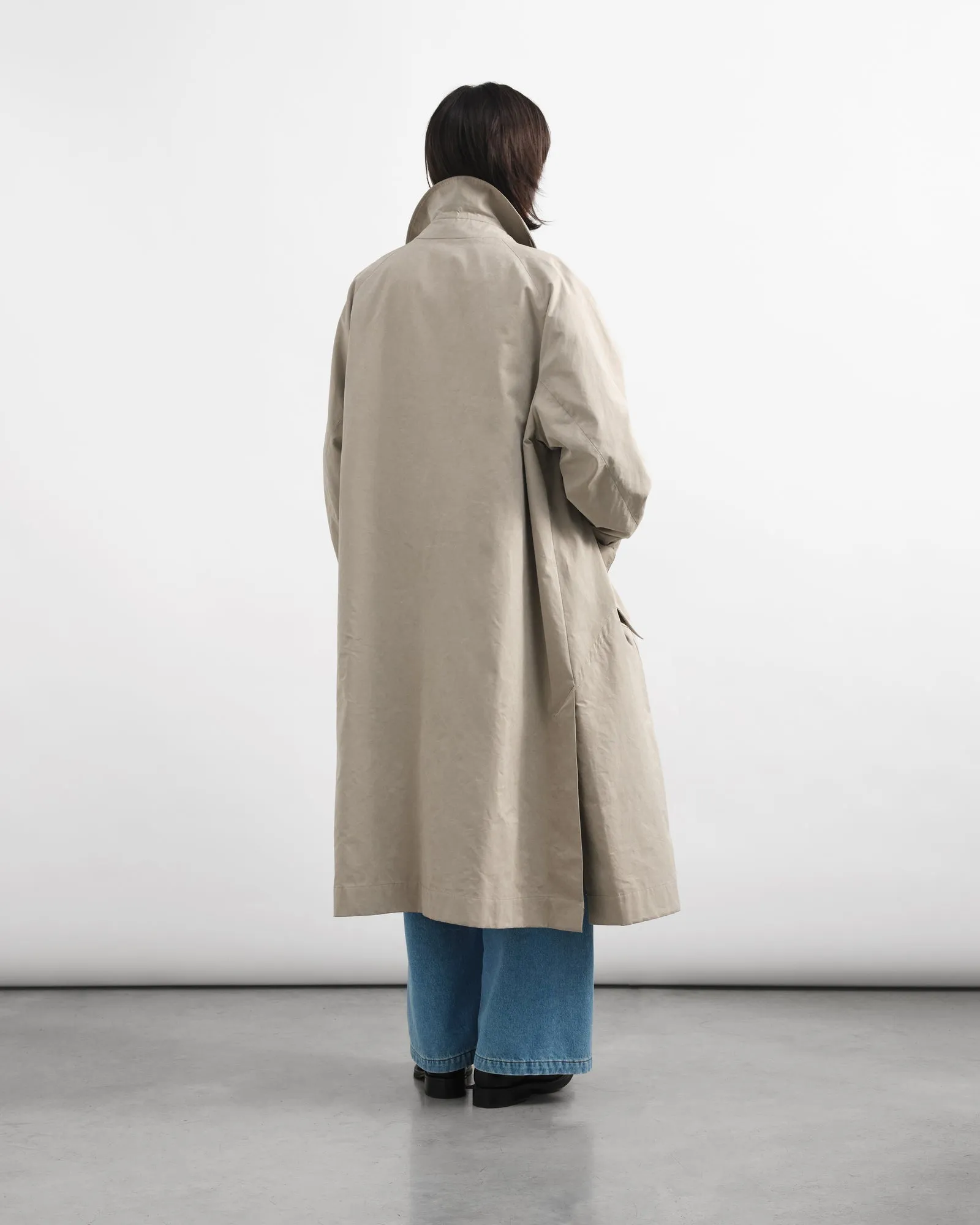 YMC Tyrell Trench Coat Stone