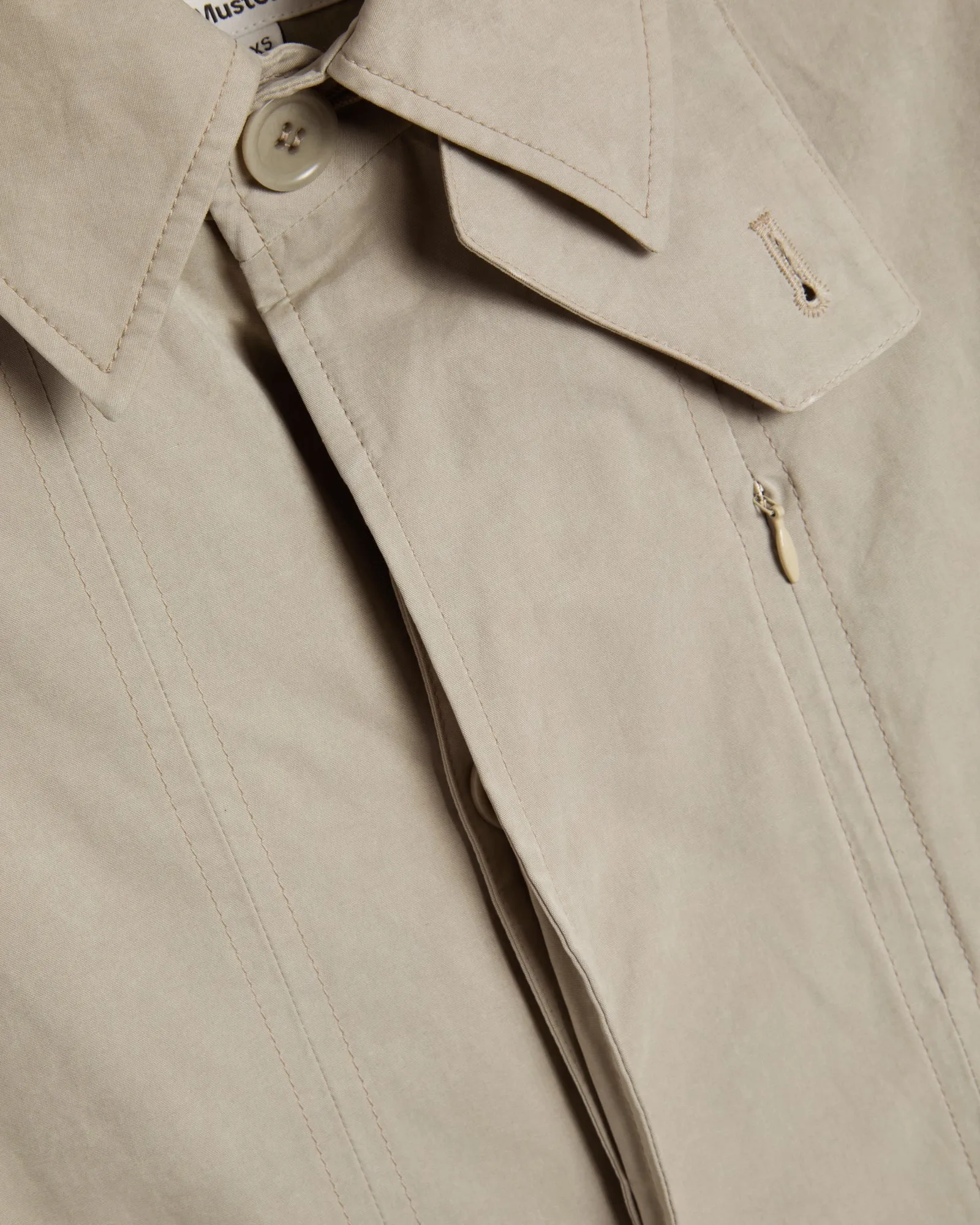 YMC Tyrell Trench Coat Stone