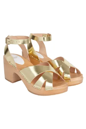 You You x WYSE Ybiza Clogs - Gold