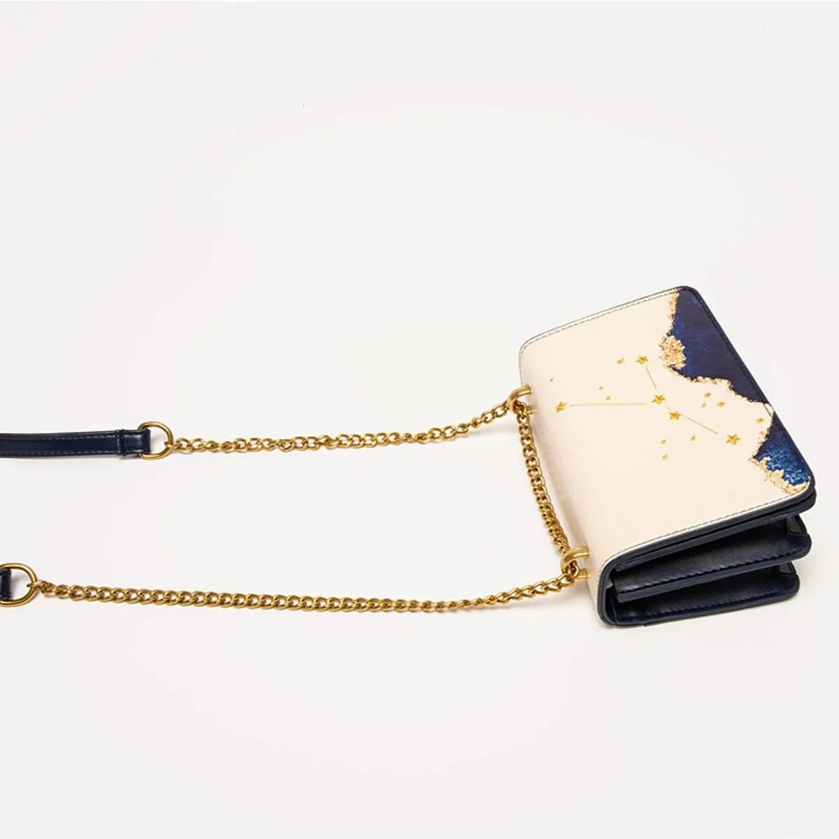 Zodiac Cancer Embroidery Crossbody Bag 