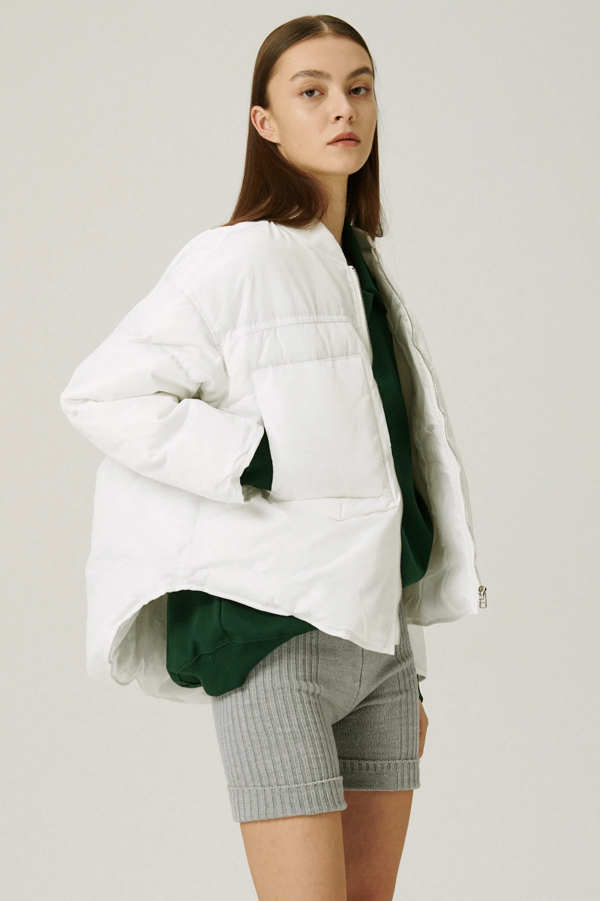 Zoe Hi-lo Puffer Short Coat