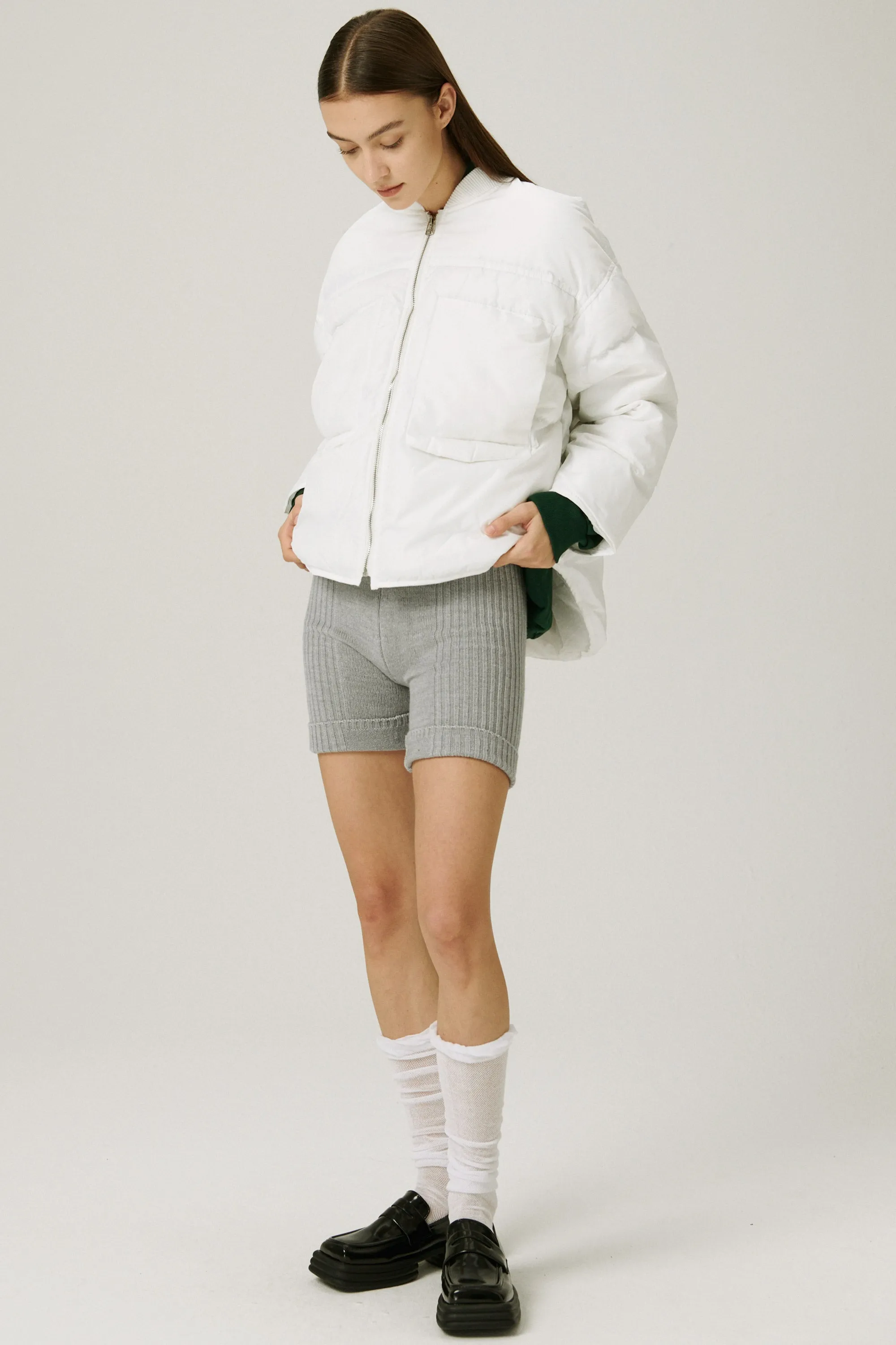 Zoe Hi-lo Puffer Short Coat