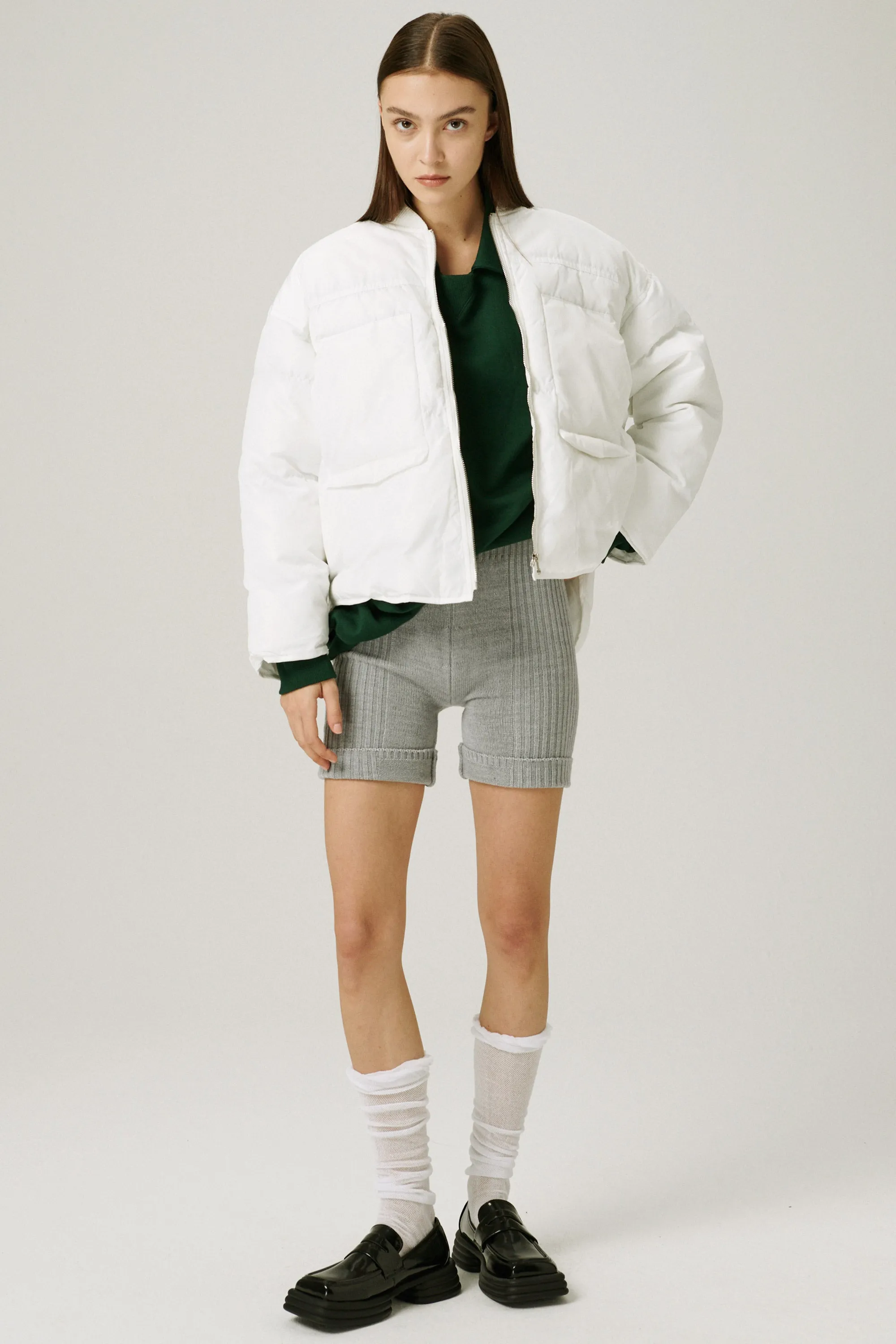 Zoe Hi-lo Puffer Short Coat