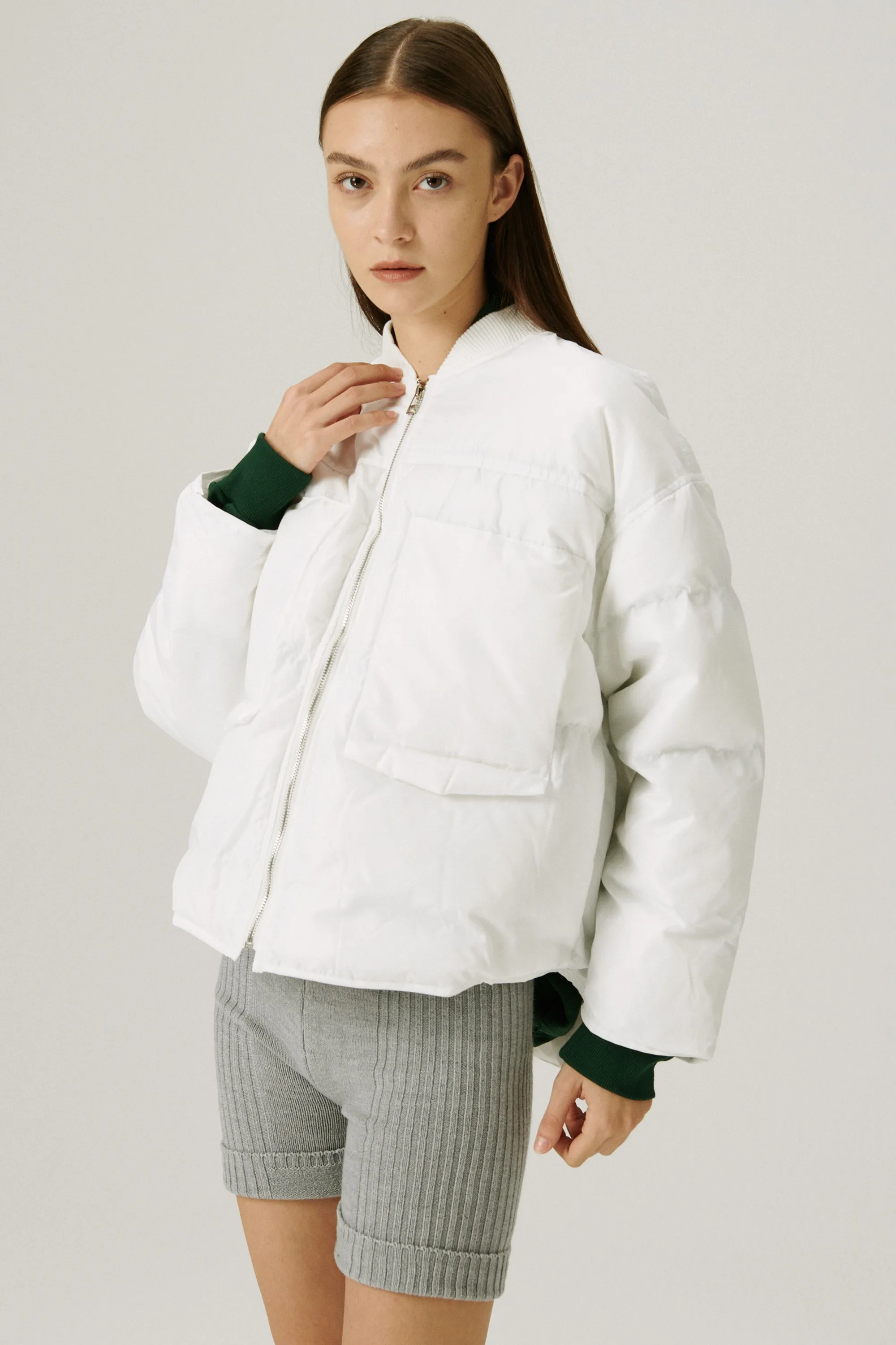 Zoe Hi-lo Puffer Short Coat